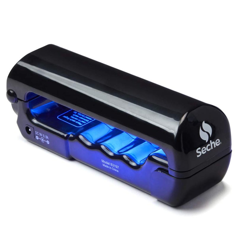 Seche Ultra-V UV Nail Dryer, Battery Operated Handheld Lamp, Batteries NOT Included - Image 1